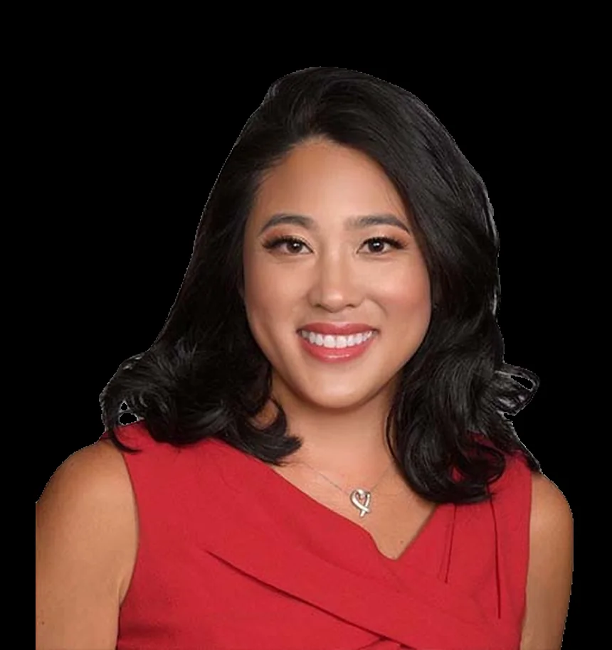 Nancy Bui-Thompson, the face replaced by the light the answer is written in