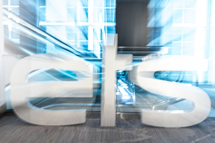 The ets letters light-painted (ETS 2024)